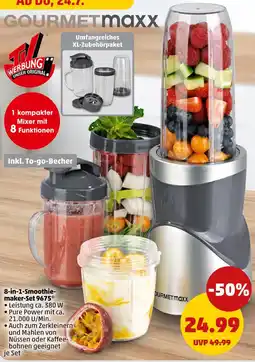 PENNY Gourmetmaxx 8-in-1-smoothiemaker-set 9675 Angebot
