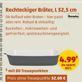 PENNY Berndes rechteckiger bräter Angebot