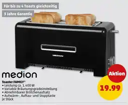PENNY Medion toaster family Angebot