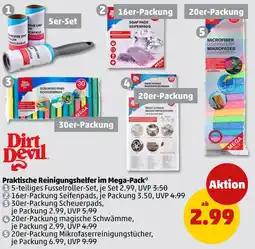 PENNY Dirt devil praktische reinigungshelfer im mega-pack Angebot