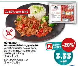 PENNY Mühlenhof frisches hackfleisch, gemischt Angebot