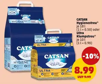 PENNY Catsan hygienestreu oder klumpstreu Angebot