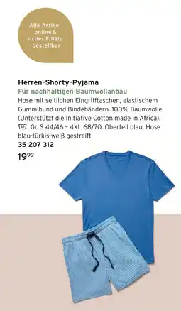 Tchibo Herren-shorty-pyjama Angebot