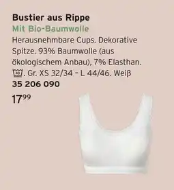 Tchibo Bustier aus rippe Angebot