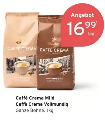 Tchibo Tchibo caffè crema mild oder caffè crema vollmundig Angebot