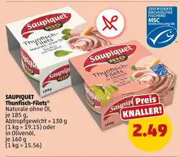 PENNY Saupiquet thunfisch-filets naturale ohne öl Angebot