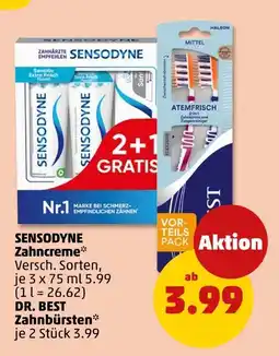 PENNY Sensodyne zahncreme oder zahnbürsten Angebot
