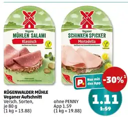 PENNY Rügenwalder mühle vegane mühlen salami klassisch Angebot