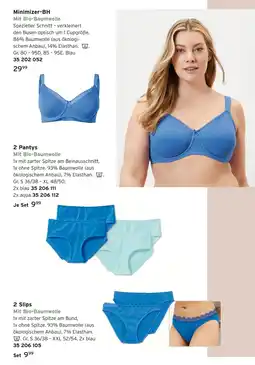 Tchibo Minimizer-bh, 2 pantys oder 2 slips Angebot
