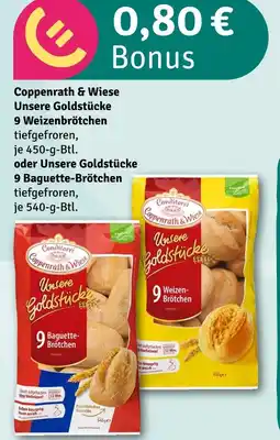 nahkauf Coppenrath & wiese unsere goldstücke 9 weizenbrötchen Angebot