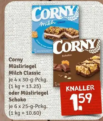 nahkauf Müsliriegel milch classic oder müsliriegel schoko Angebot