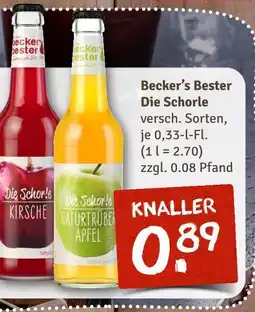 nahkauf Becker’s bester die schorle kirsche Angebot