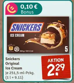 nahkauf Snickers original ice cream Angebot