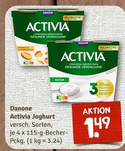 nahkauf Danone activia joghurt pfirsich & maracuja Angebot