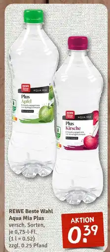 nahkauf Rewe beste wahl aqua mia plus apfel Angebot