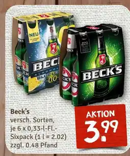 nahkauf Beck's blue lemon 0.0% Angebot