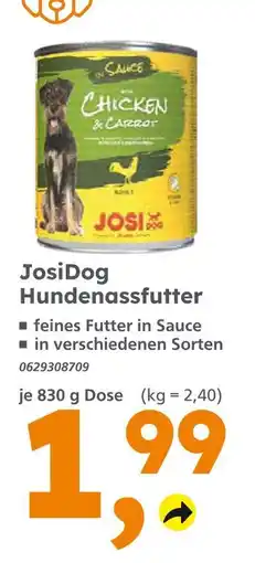 Globus Baumarkt Josidog hundennassfutter Angebot