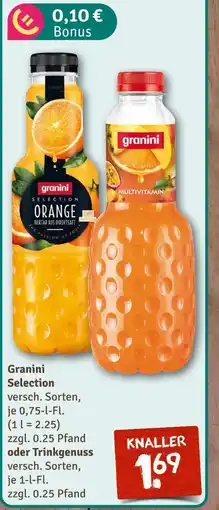 nahkauf Granini selection orange Angebot