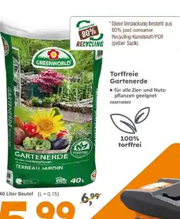 Globus Baumarkt Greenworld torffreie gartenerde Angebot