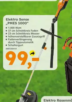 Globus Baumarkt Elektro sense pmes 1000 Angebot