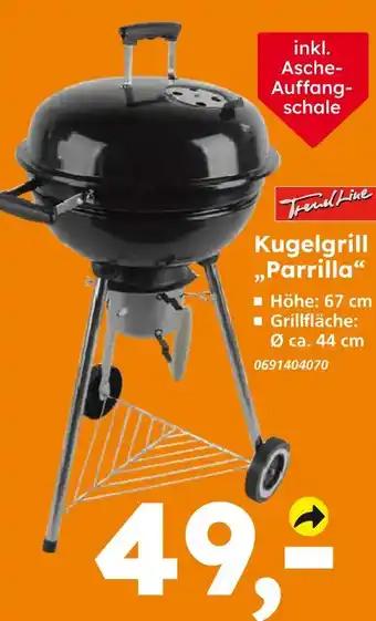 Globus Baumarkt Trendline kugelgrill parrilla Angebot