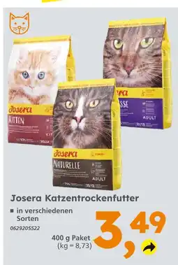 Globus Baumarkt Josera katzentrockenfutter kitten Angebot