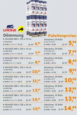 Globus Baumarkt Ursa wlg035 480 x 120 x 10 cm Angebot