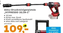 Globus Baumarkt Akku-druckreinigerpistole hypresso 18/24-1 Angebot