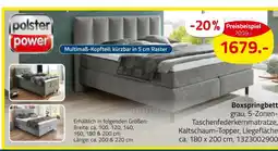 ROLLER Polster power boxspringbett Angebot
