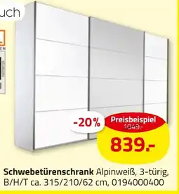 ROLLER Rauch schwebetürenschrank Angebot