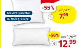 ROLLER Feder-kopfkissen oder nackenstützkissen Angebot