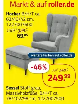 ROLLER Hocker oder sessel Angebot