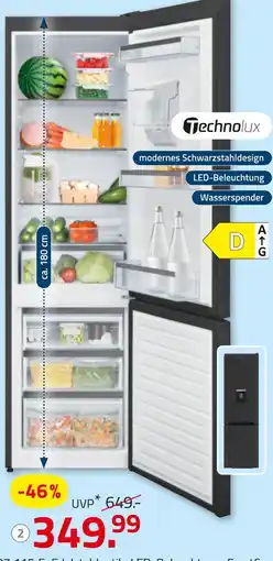 ROLLER Technolux kühl-/gefrierkombination tl-kg-180-d Angebot