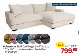 ROLLER Polsterecke Angebot