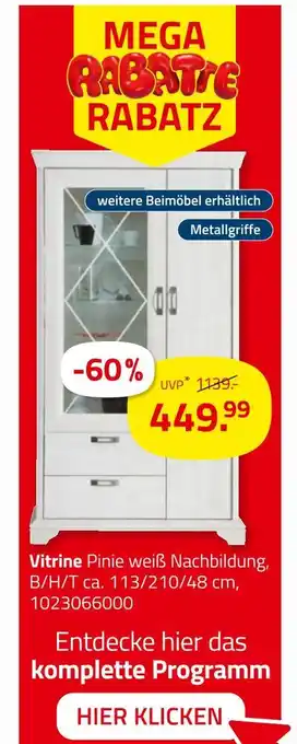 ROLLER Vitrine Angebot