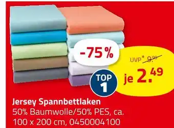 ROLLER Jersey spannbettlaken Angebot