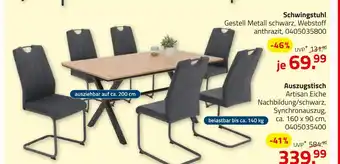 ROLLER Schwingstuhl oder auszugstisch Angebot