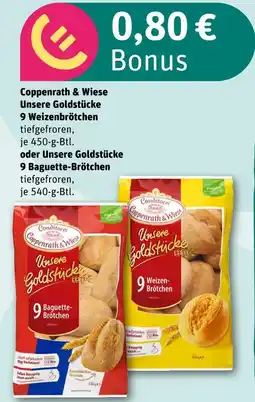 REWE Coppenrath & wiese unsere goldstücke 9 weizenbrötchen Angebot