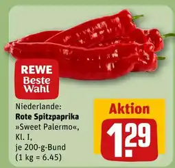 REWE Rewe beste wahl rote spitzpaprika sweet palermo Angebot