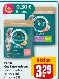 REWE Purina one katzennahrung adult Angebot