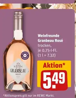 REWE Weinfreunde granbeau rosé Angebot