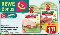 REWE Rügenwalder vegane mühlen salami klassisch Angebot