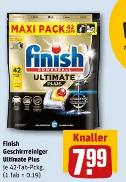 REWE Finish geschirrreiniger ultimate plus Angebot