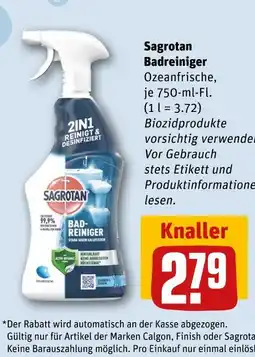 REWE Sagrotan badreiniger ozeanfrische Angebot