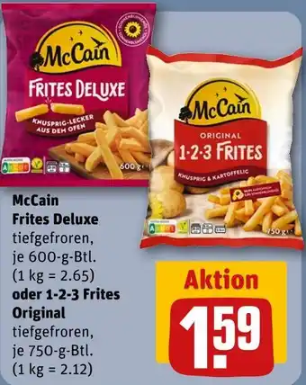 REWE Mccain frites deluxe Angebot