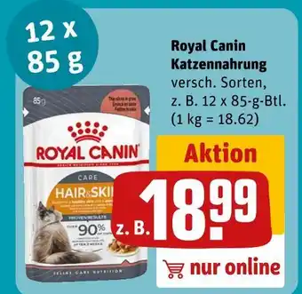 REWE Royal canin katzennahrung Angebot