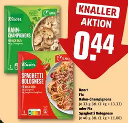 REWE Knorr rahm-champignons Angebot