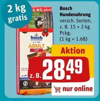 REWE Bosch hundenahrung Angebot