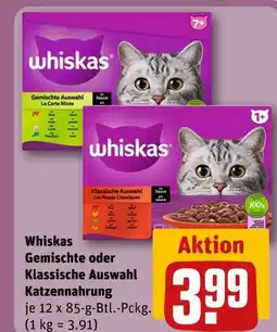REWE Whiskas gemischte auswahl katzennahrung Angebot
