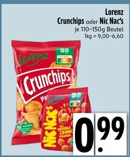 Edeka Lorenz crunchchips Angebot